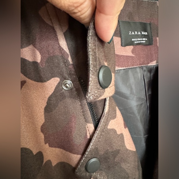 ZARA MAN CAMOUFLAGE JACKET. MILITARY INSPIRED. LIGHTWEIGHT. GREAT CONDITION - Picture 7 of 16